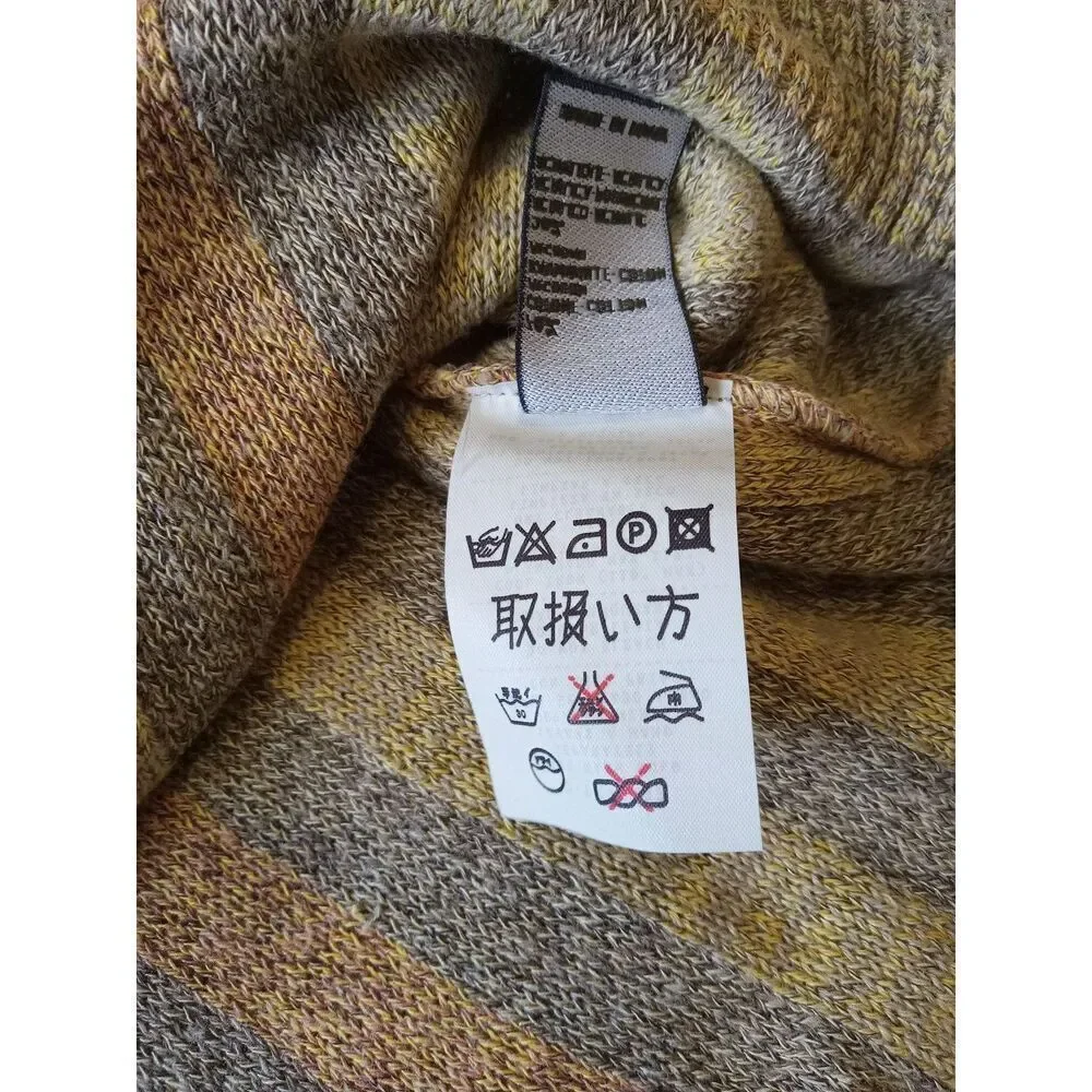 Ermenegildo Zegna Yellow Tight Knit Cotton Pullover Crewneck Sweater Men's XXL